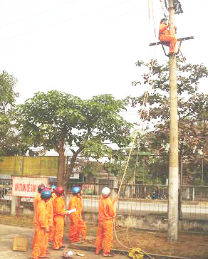 Kiểm tra hệ thống công tơ điện.