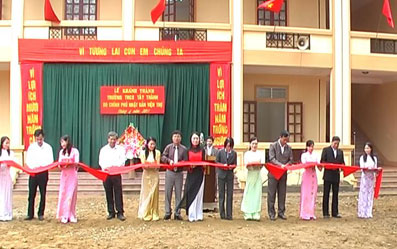 khánh thành trường học