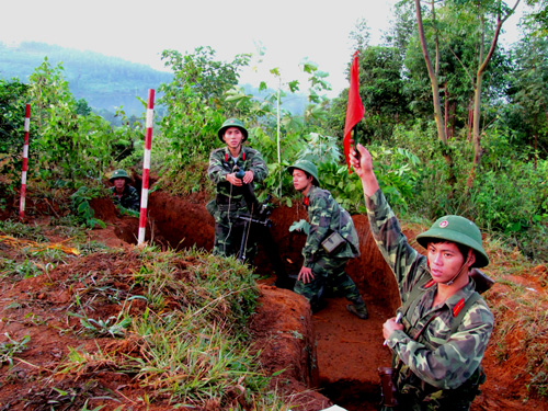 Hình minh họa: Sư Đoàn B16, Quân khu 2 diễn tập tổng hợp