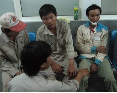 Các nạn nhân tại bệnh viện