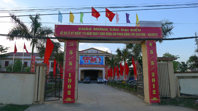 Trung tâm Văn hoá thể thao huyện Yên Thành - nơi diễn ra Lễ kỷ niệm