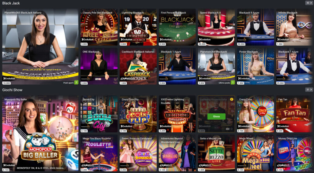 online casino games